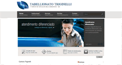 Desktop Screenshot of cartoriotriginelli.com.br