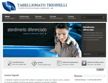 Tablet Screenshot of cartoriotriginelli.com.br